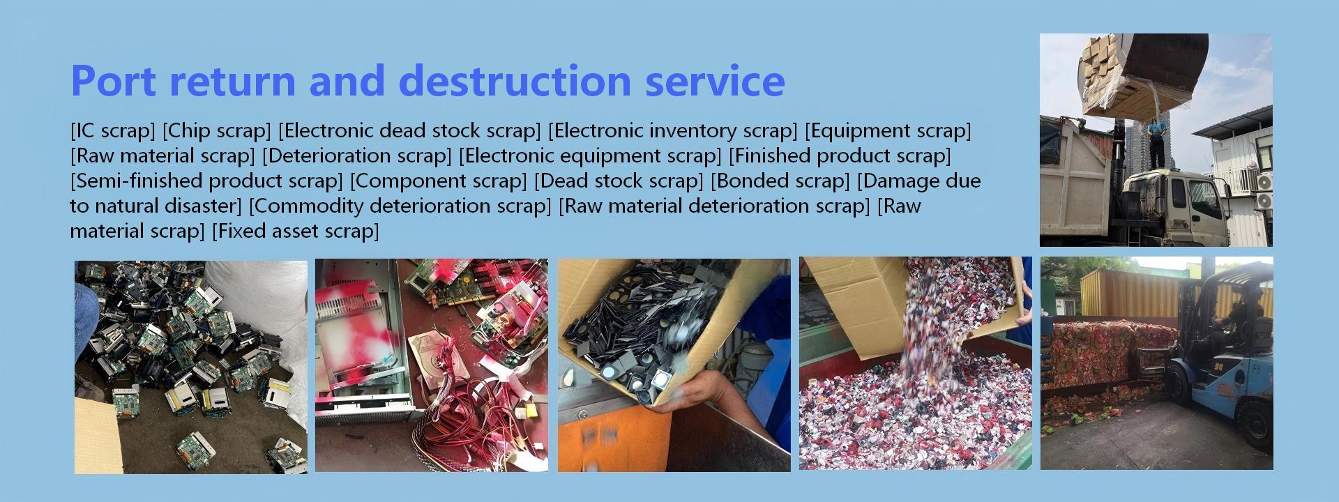 Return and destruction services